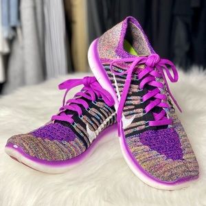 NIKE Wmns Free RN Flyknit Hyper Purple